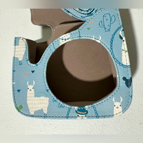 Shopee FujiFilm Mini 8 9 Instant Camera Case Bag Llama Blue NEW Fuji Film - Picture 8 of 12